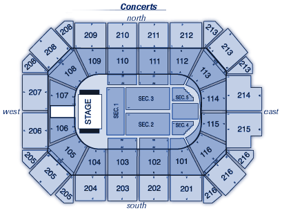 Allstate Arena Concert Seating Chart Rows
