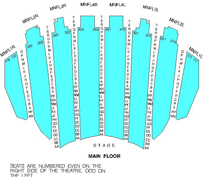 Bank Theater Chicago Seating Chart View