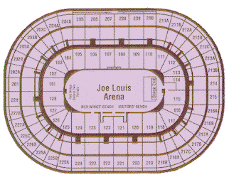 Joe Louis Arena Seating Chart