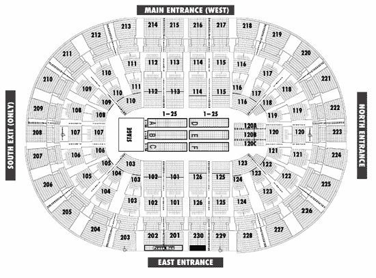 Joe Louis Arena Seating Chart