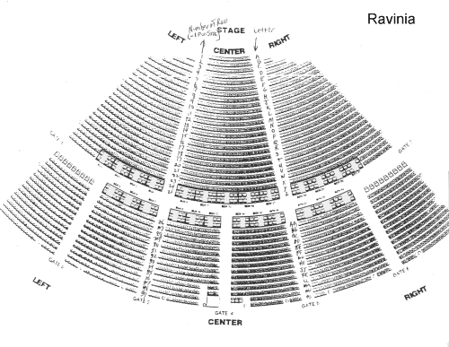 Ravinia Highland Park Il Seating Chart