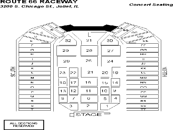 Route 66 Casino Seating Chart