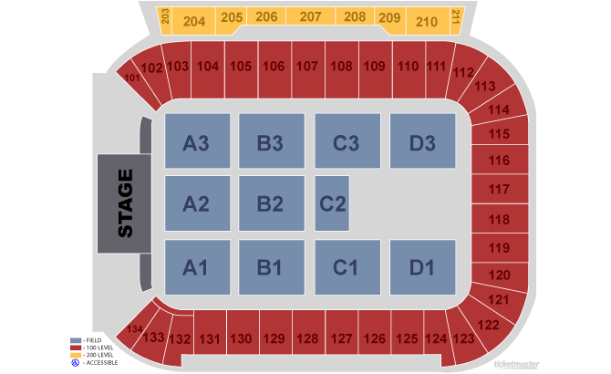 Toyota Seating Chart