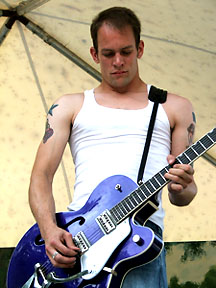 Bryan Lee's guitarist