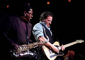 Bruce Springsteen and Clarence Clemons