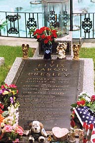 Elvis' grave