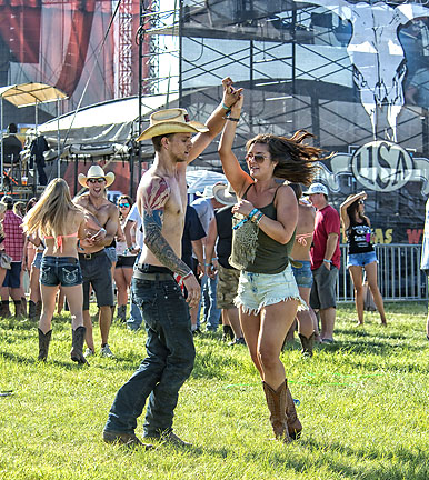 Country dancers