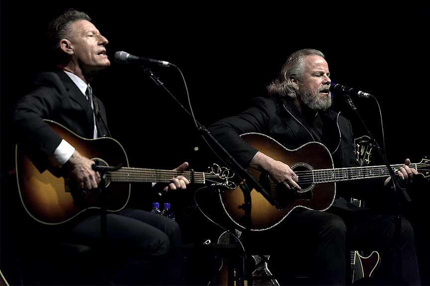 Lyle Lovett and Robert Earl Keen