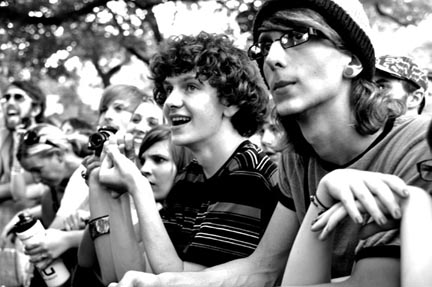 Pitchfork crowd