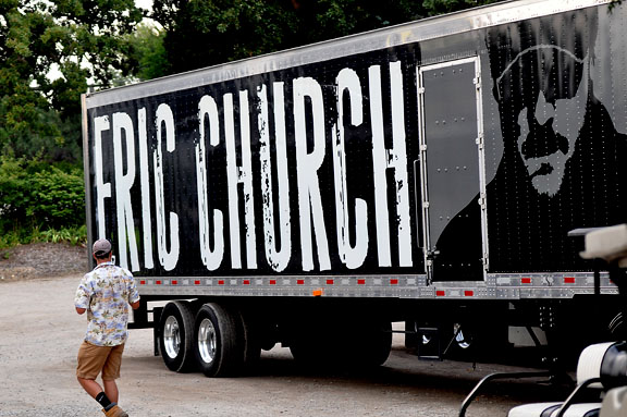 Eric Church tour bus