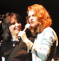 Chrissie Hynde and Sandra Bernhard